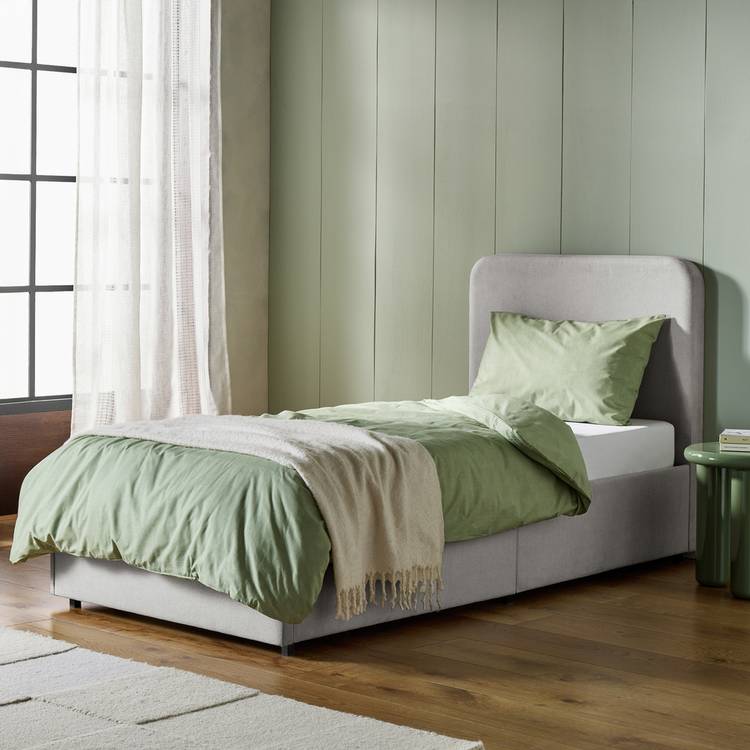 Habitat Chadwell Single Storage Ottoman Bed - Grey 0