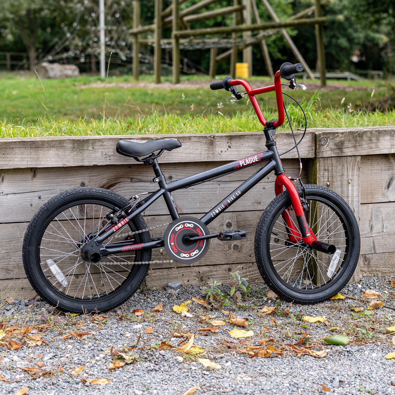 Buy Zombie Plague 18 Inch Kids BMX Bike - Black/Red | BMX bikes