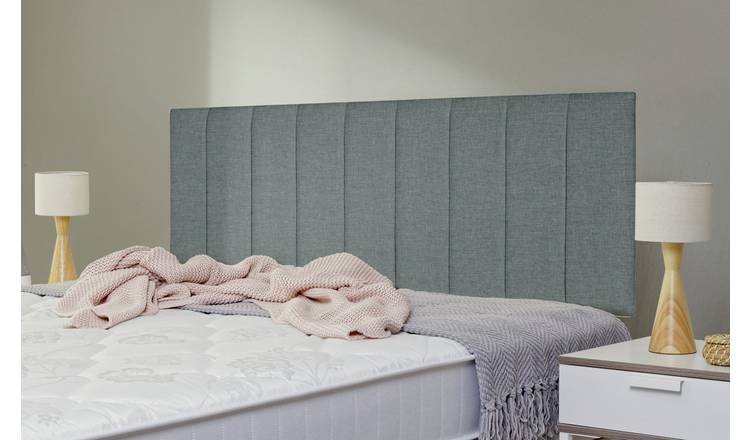 Argos Home Bircham Fabric Small Double Headboard- Light Grey