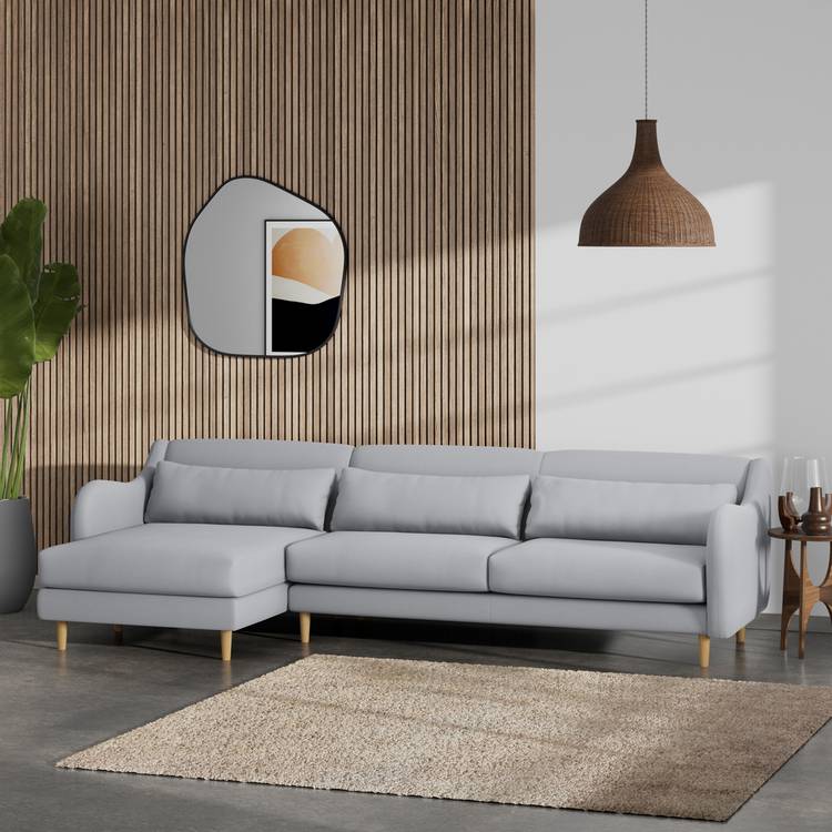 Habitat Turnmill Left Hand Corner Sofa - Grey 0