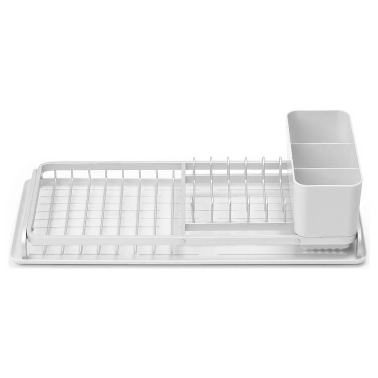 Brabantia SinkSide Compact Dish Drying Rack - Light Grey 0