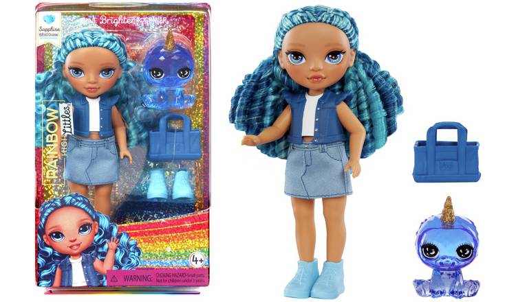 Rainbow High Littles Sapphire Doll-Blue