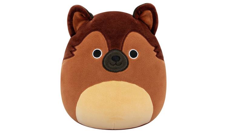 Squishmallows 7.5 inch Mario Brown Dog Plush