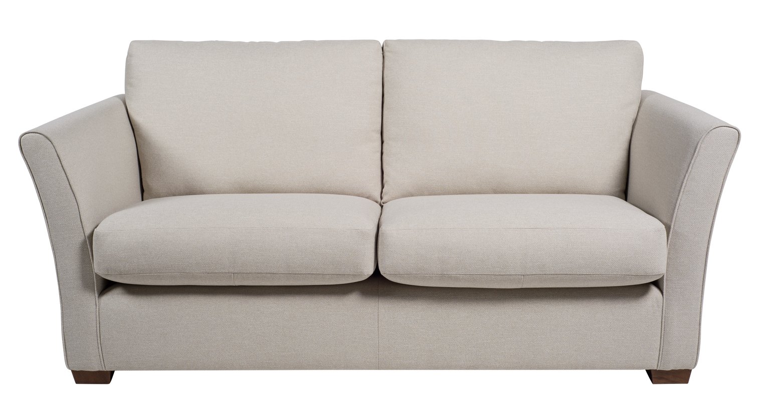 Argos Home Dawson 3 Seater Fabric Sofa - Natural
