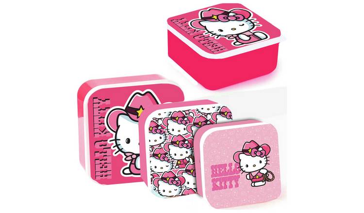 Hello Kitty 3 Piece Snack Pots