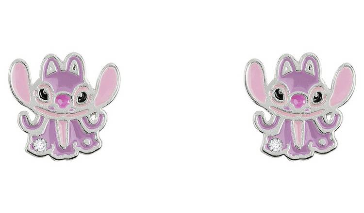 Disney Cubic Zirconia Stone Angel Stud Earrings