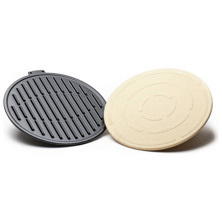Outback Combined Pizza Stone and Griddle Set 0