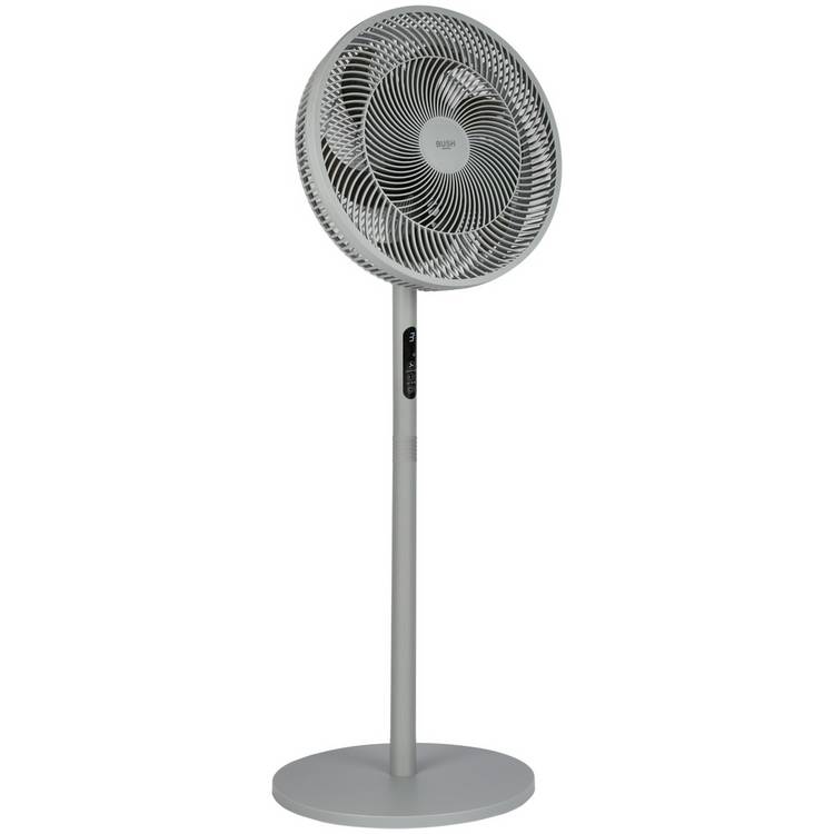 Bush Grey Pedestal/Desk Fan with Remote Control - 16 Inch 0
