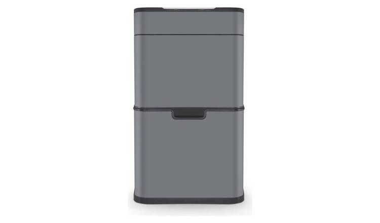 Tower 50 Litre Ozone Recycling Sensor Bin - Grey