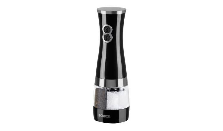 Tower Duo Salt and Pepper Mill - Black