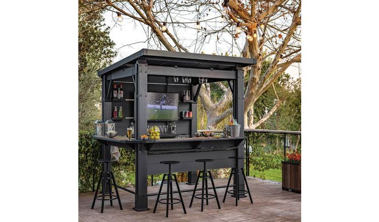 Keter Garden Bar Gazebo - Grey