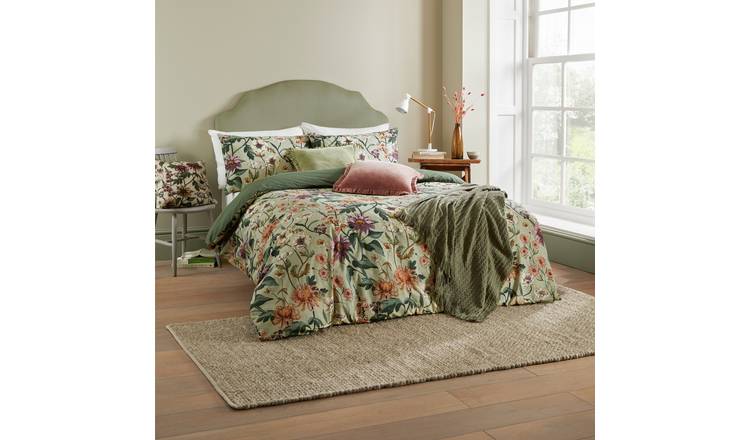 Wylder Wallflower Green Bedding Set - King size