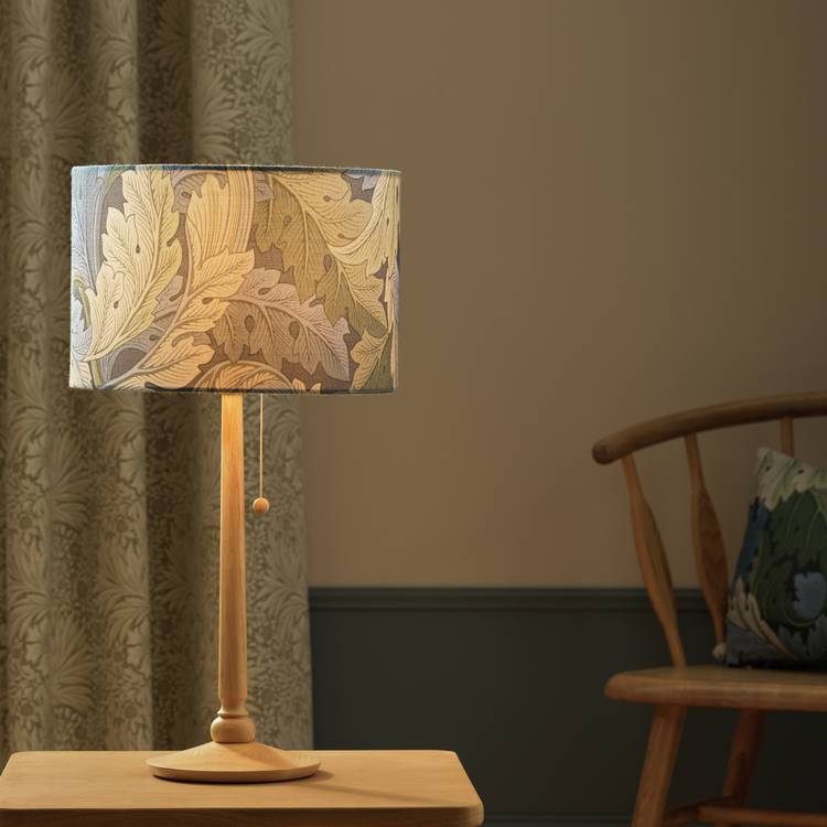 Habitat x Morris & Co. Acanthus Drum Easy Fit Lampshade-30cm 0