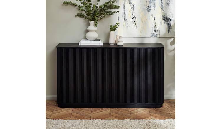 Julian Bowen Louis 3 Door Sideboard - Black