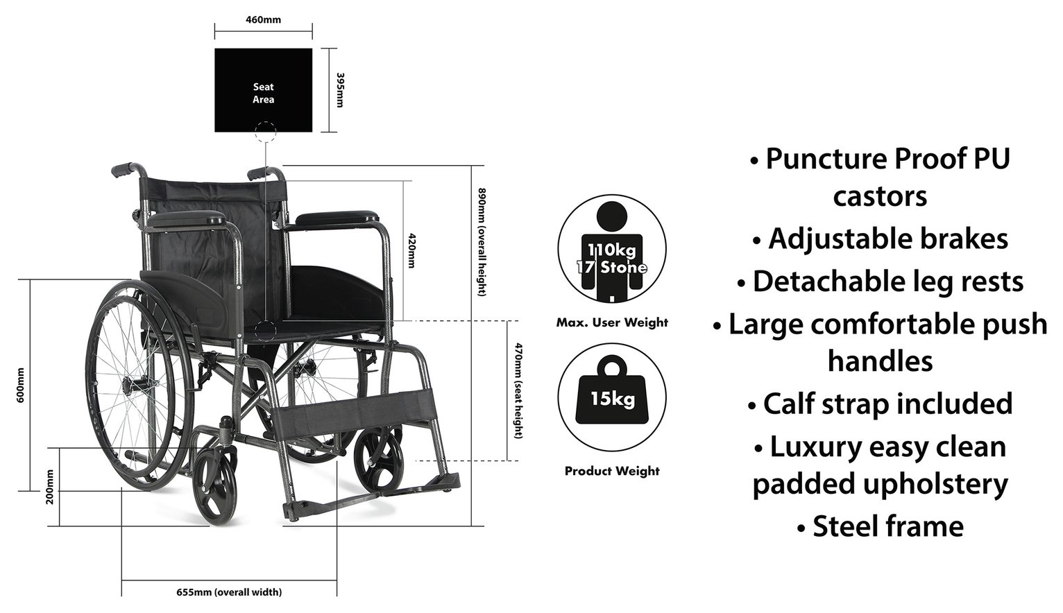 Aidapt Self Propelled Wheelchair Review