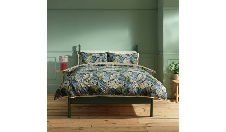 Habitat x Morris & Co. Acanthus Blue Bedding Set - Single
