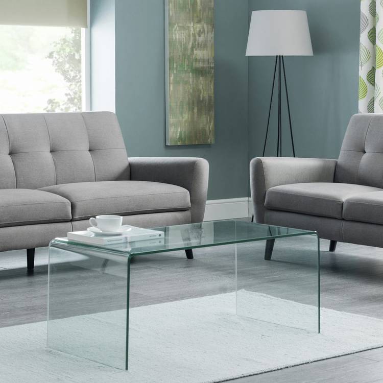 Julian Bowen Amalfi Coffee Table - Clear Glass 0