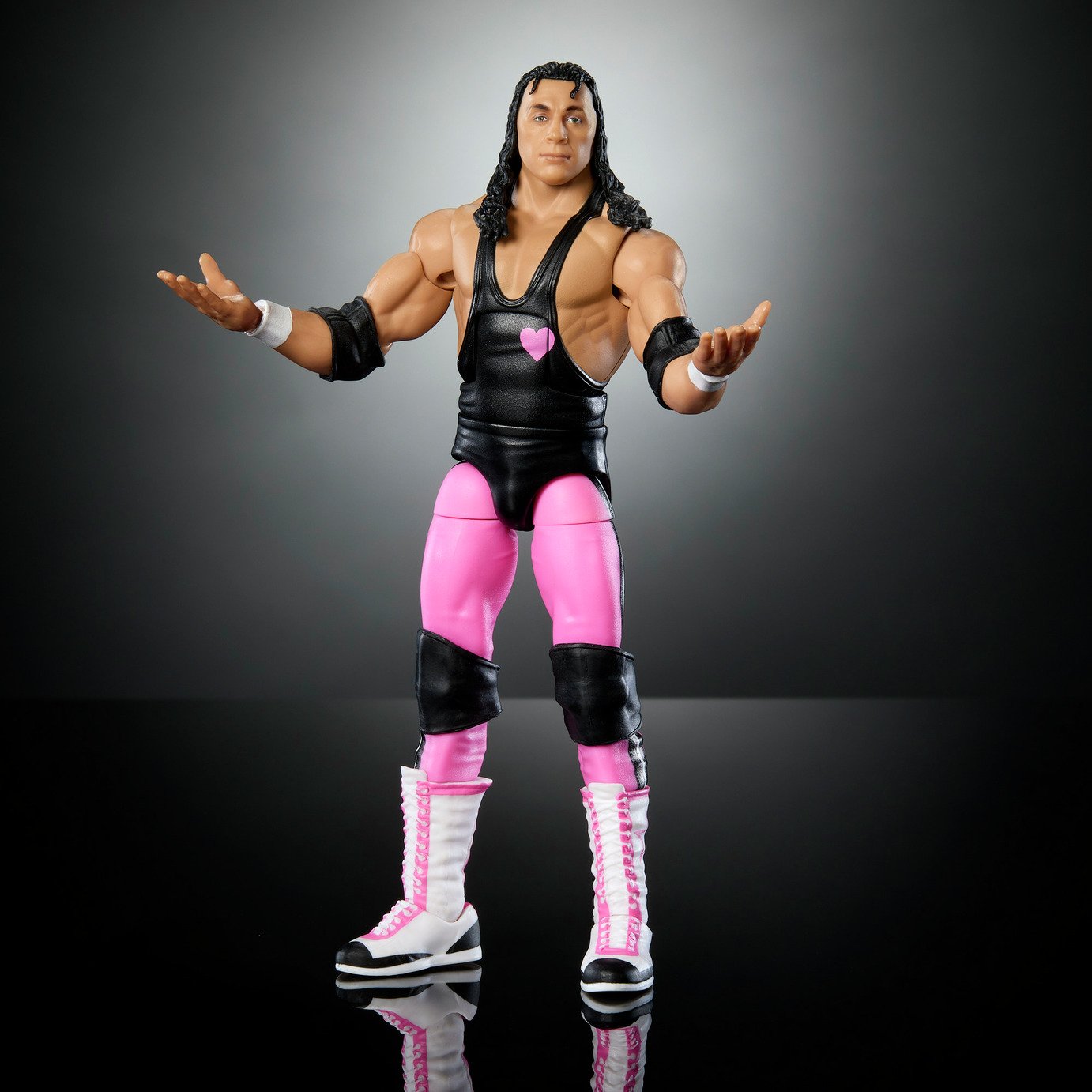 WWE Elite Premium Live Event Bret Hart Action Figure Set