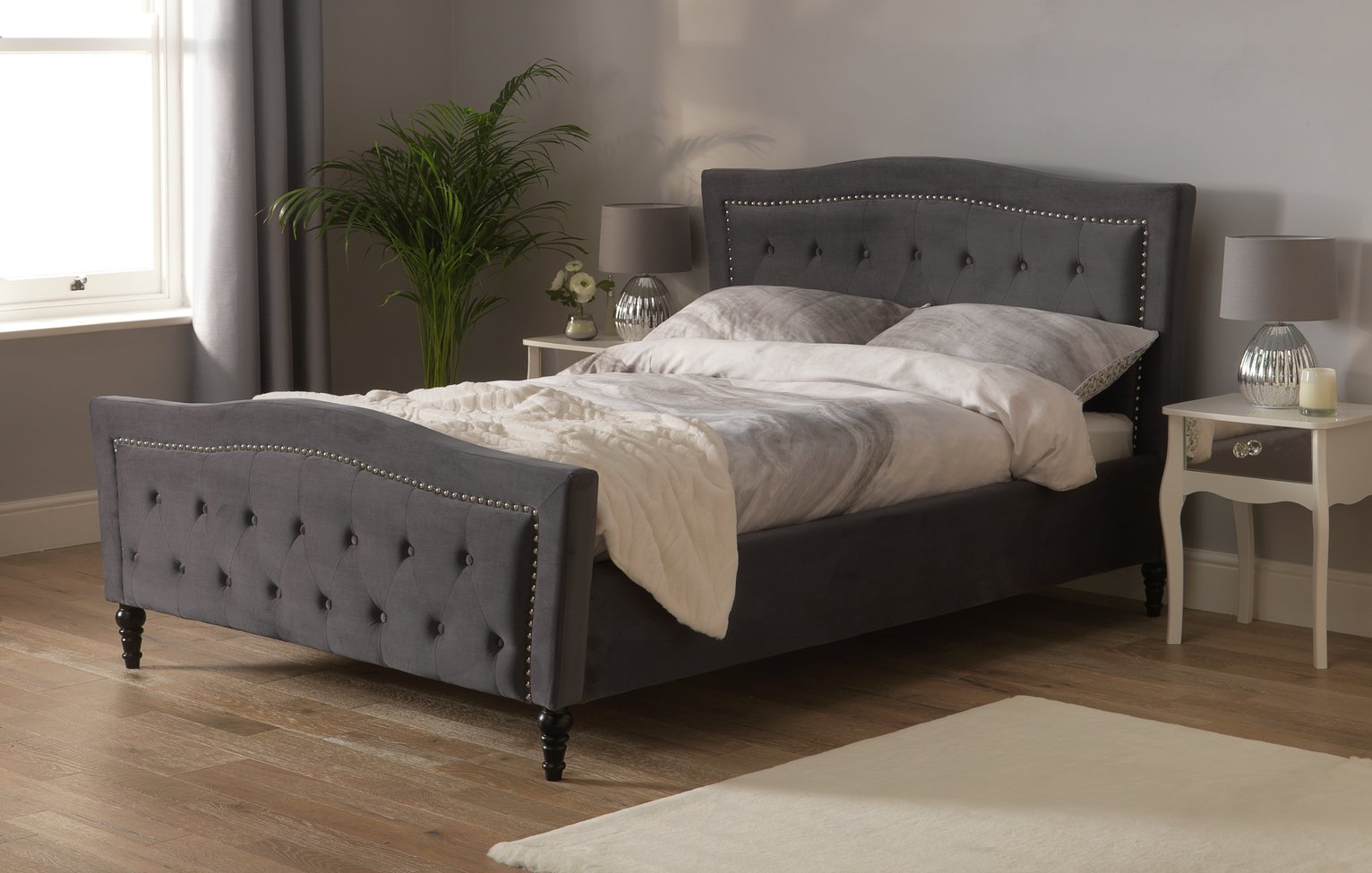 Argos Home Allura Double Velvet Bed Frame Review