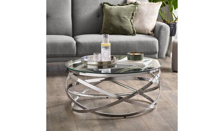Julian Bowen Vienna Coffee Table - Silver