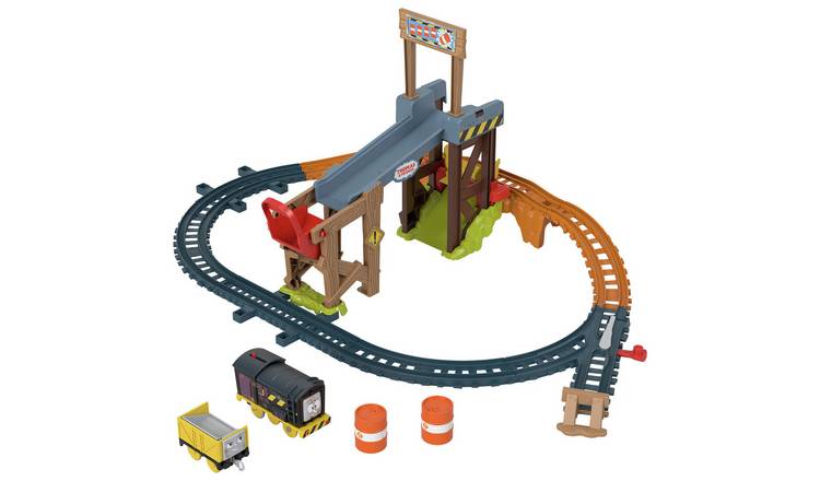 Thomas & Friends Diesel's Lift & Load Construction Train Set