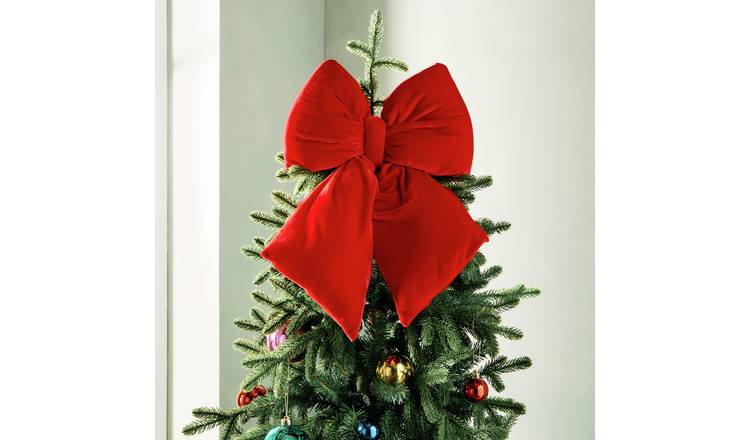 Habitat Large Red Bow Christmas Decoration