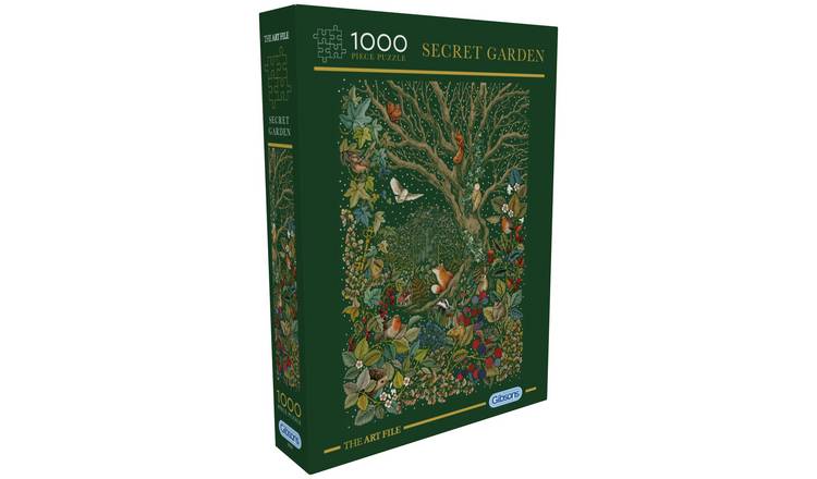 Gibsons The Art File Secret Garden 1000 Piece Puzzle