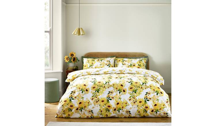 Catherine Lansfield Sunflowers Yellow Bedding Set - Double