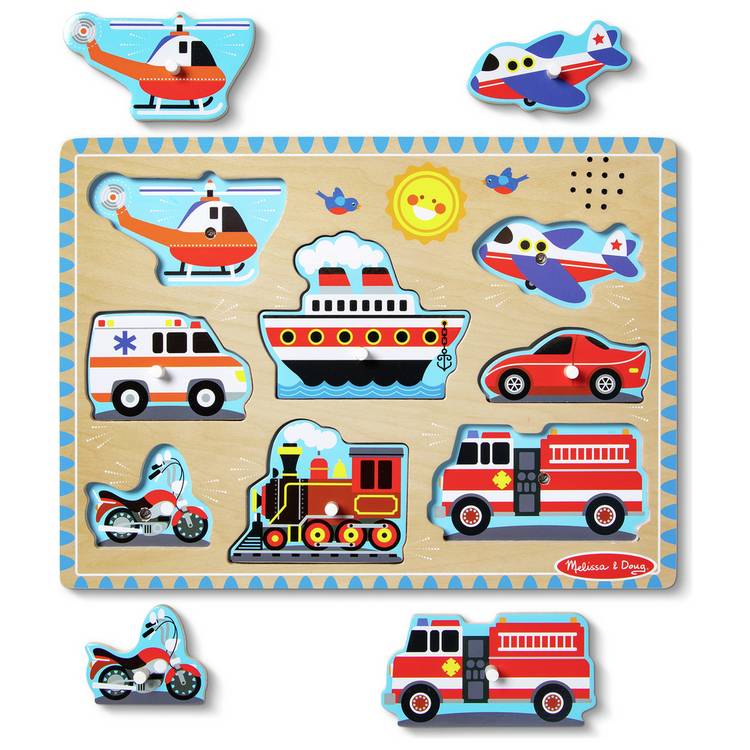 Melissa & Doug Sound Puzzle - 8 Pieces 0
