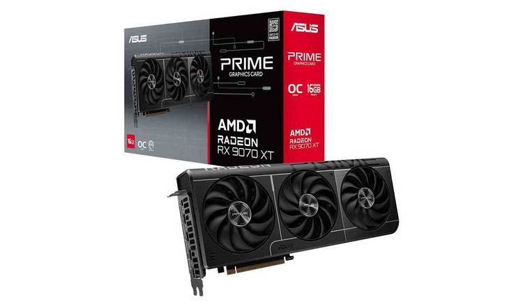 ASUS AMD Radeon RX 9070 XT Prime OC 16GB Graphic Card