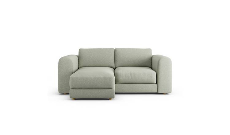 Habitat Ayr Reversible Corner Sofa - Sage Green - Ash Leg