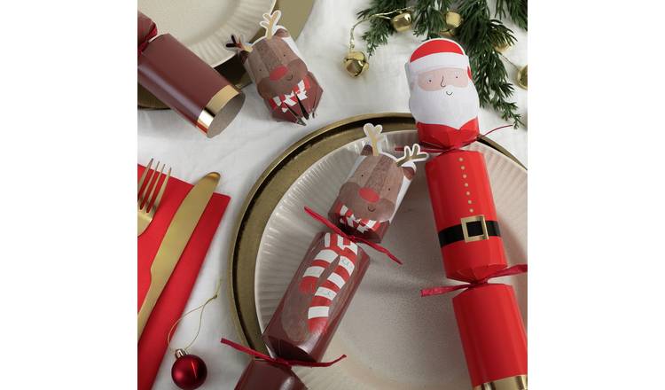 Argos Home Pack of 6 Santa Christmas Cracker