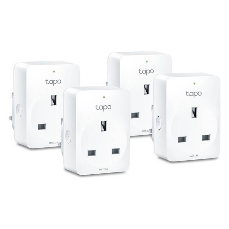 TP-Link Tapo P110M Mini Smart Wi-Fi Plug - Pack of 4 0