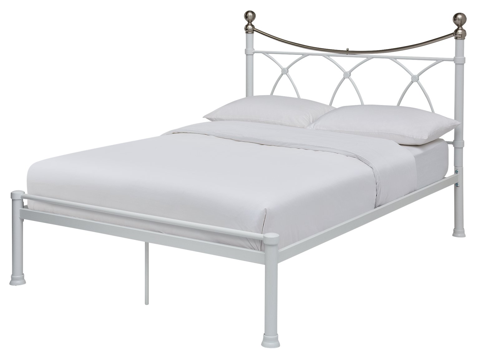 Argos Home Ricossa Double Bed Frame - White