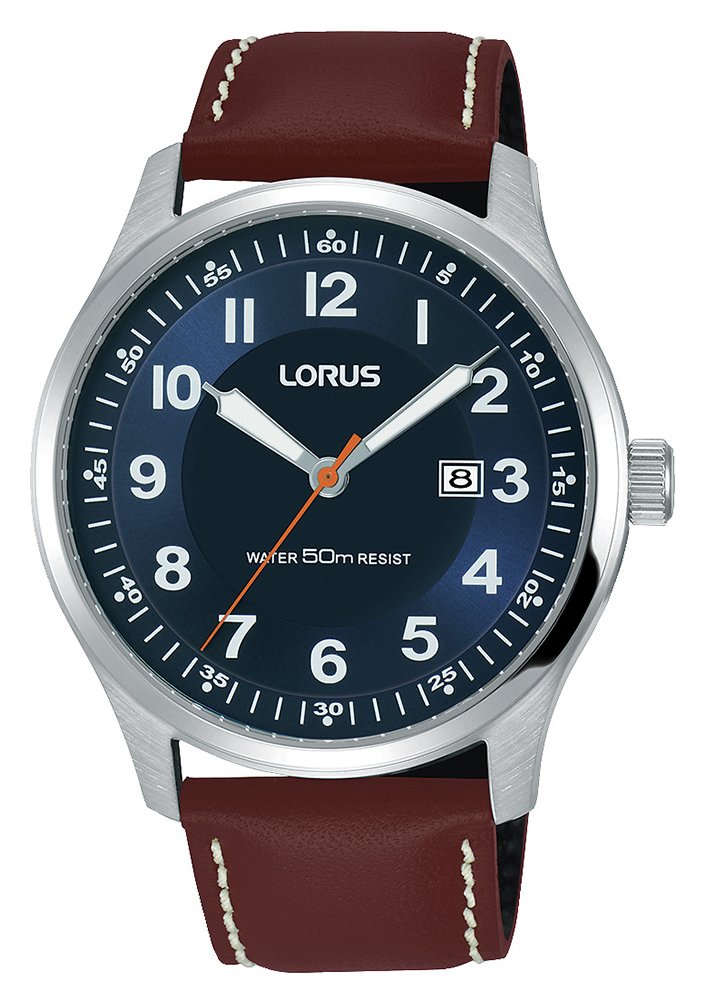 Lorus Men's Brown Leather Strap Watch Review