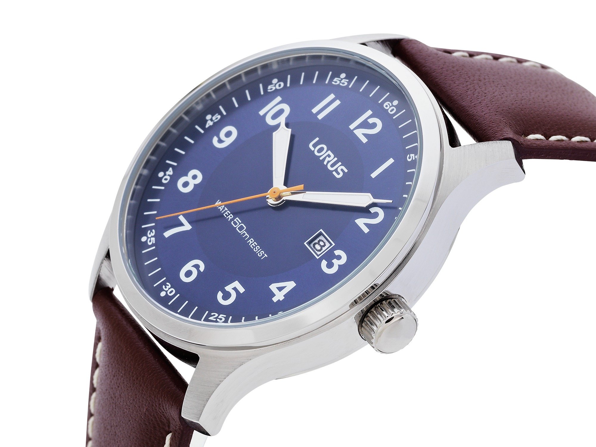 lorus blue dial watch