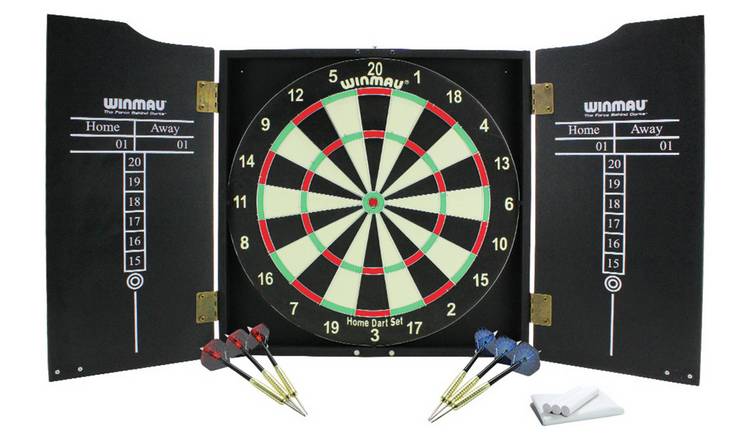 Buy Winmau Home Double Sided Dartboard, and Darts Set Dartboards and dart Argos