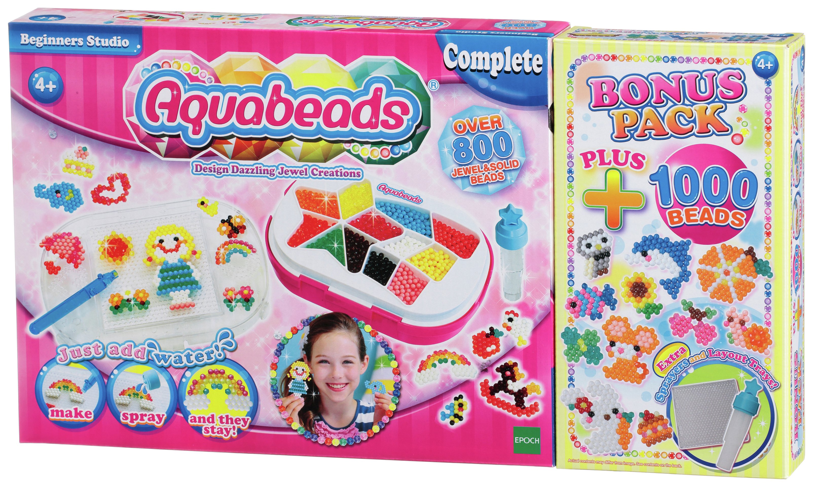 Aquabeads Beginners Studio and Bonus Bead Pack.