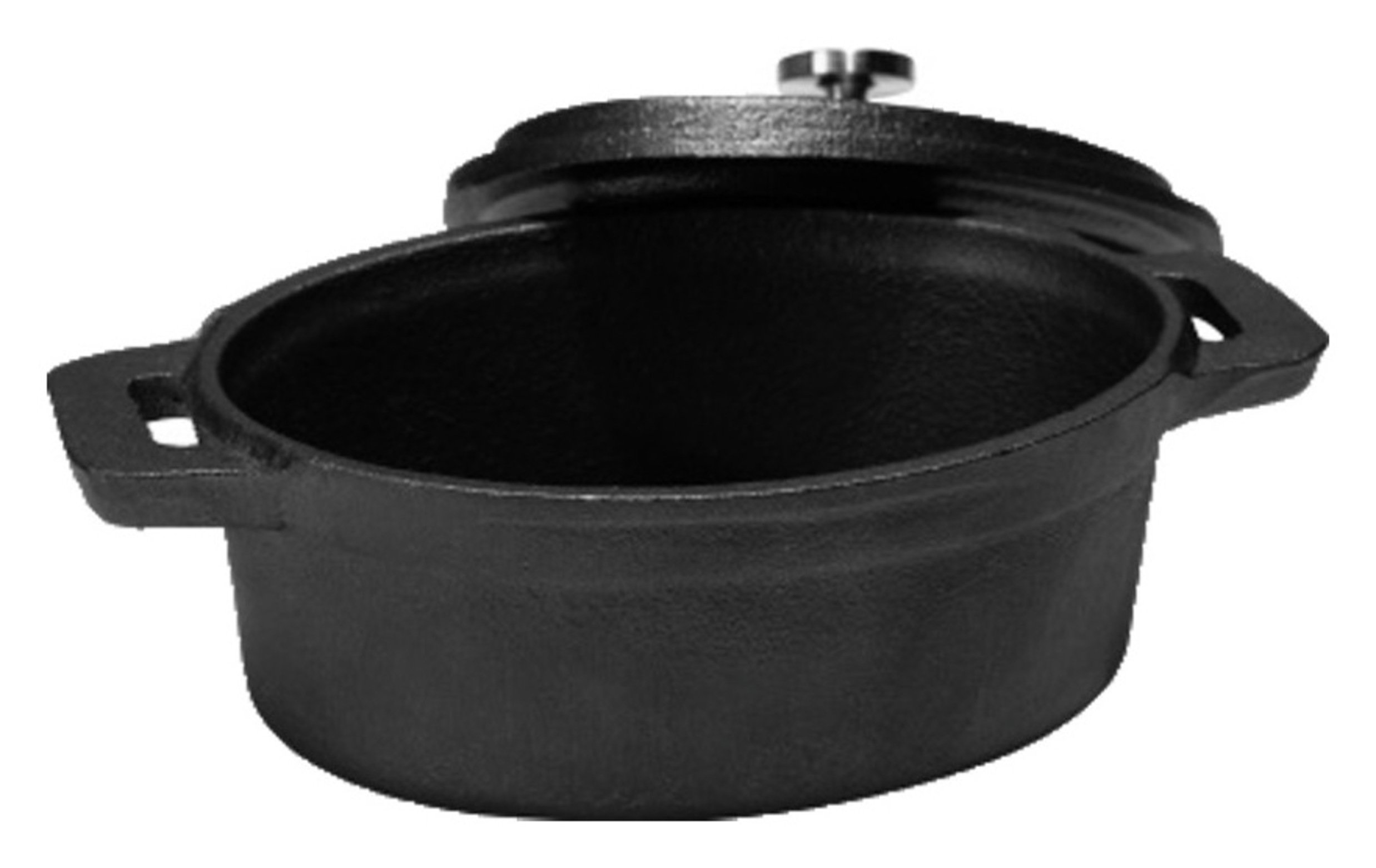 Zodiac Mini Oval Cast Iron Casserole Dish with Lid