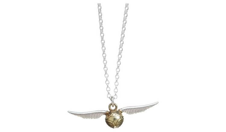 Golden snitch clearance locket necklace