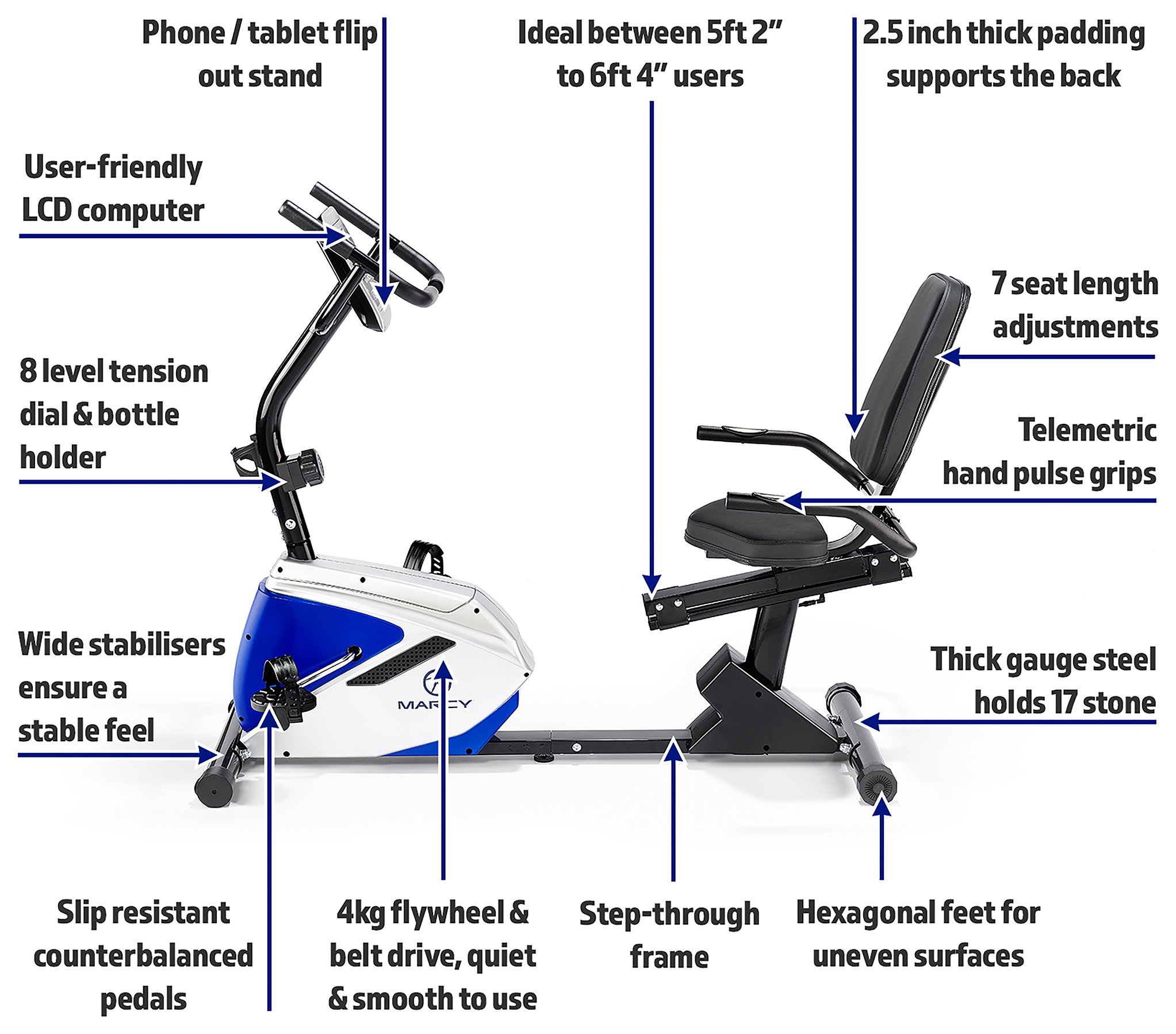 Marcy Azure Recumbent Bike Reviews