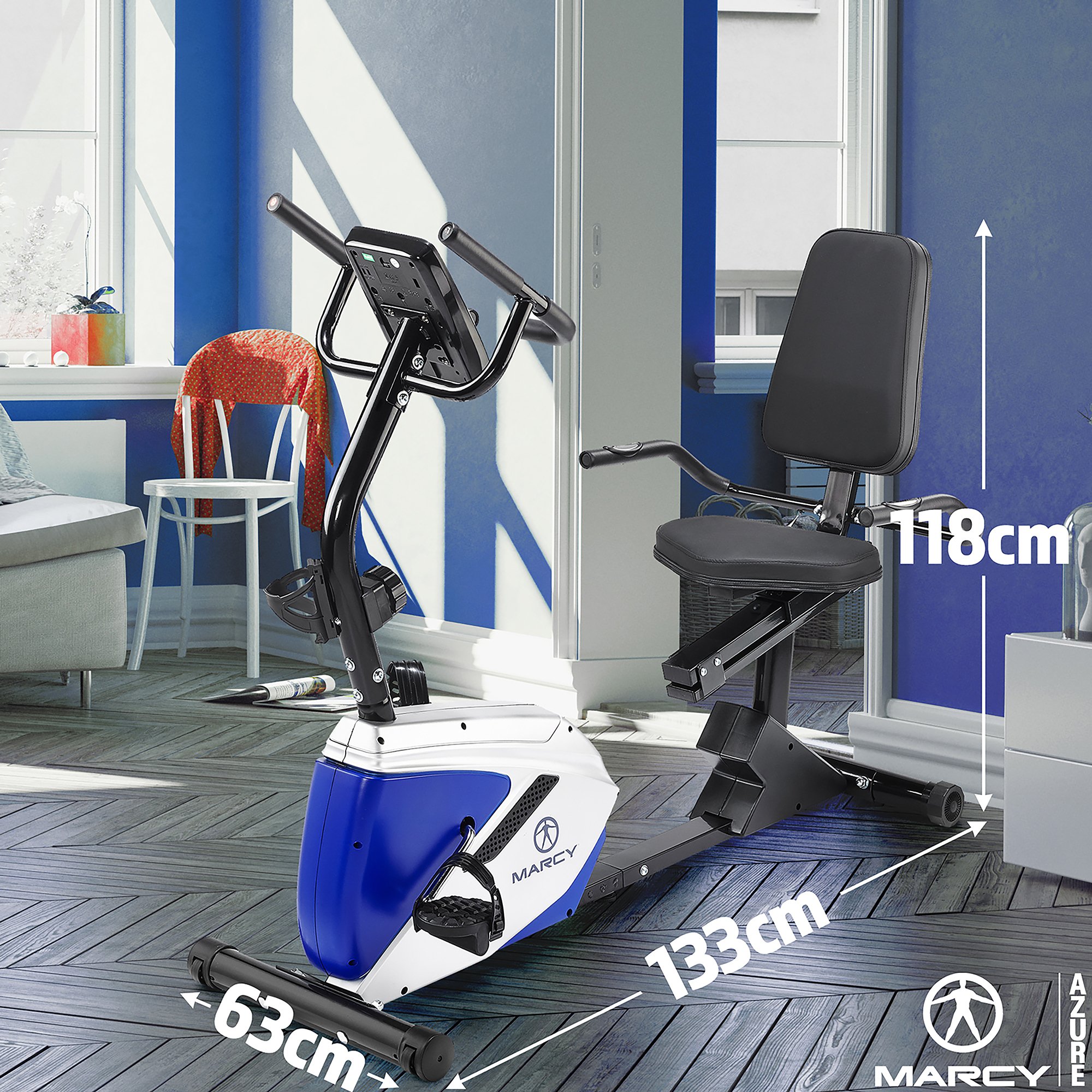 marcy azure exercise bike