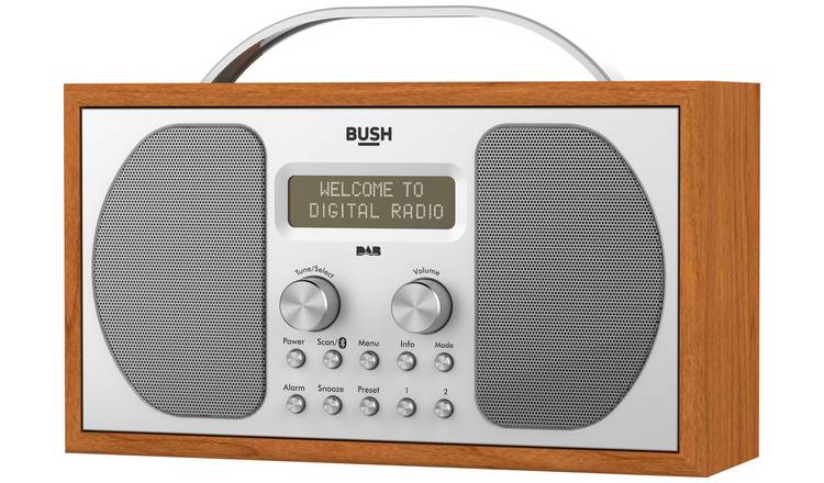 Bush DAB Bluetooth Wooden Radio