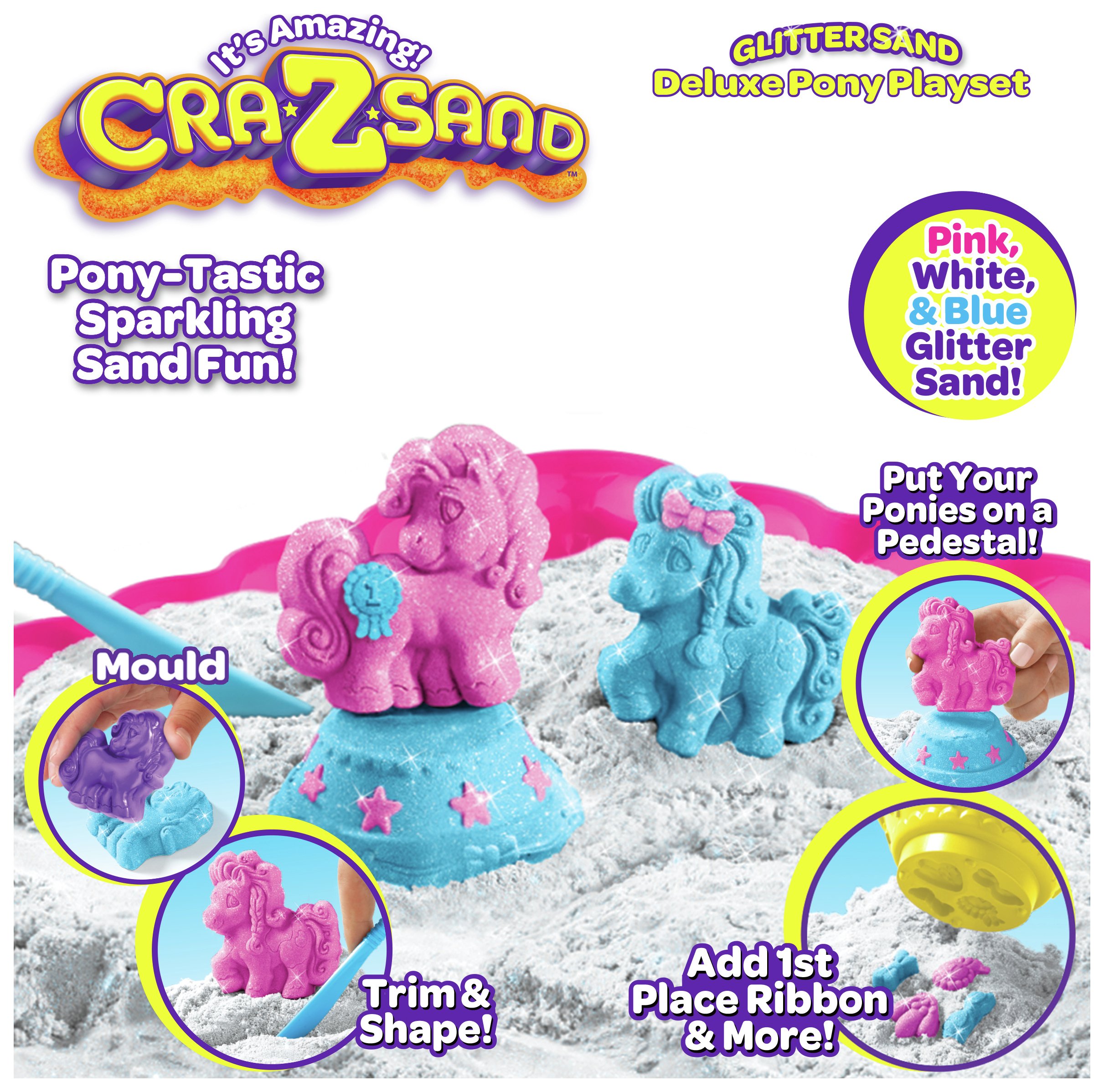 Cra-Z-Sand Glitter Pony Playset