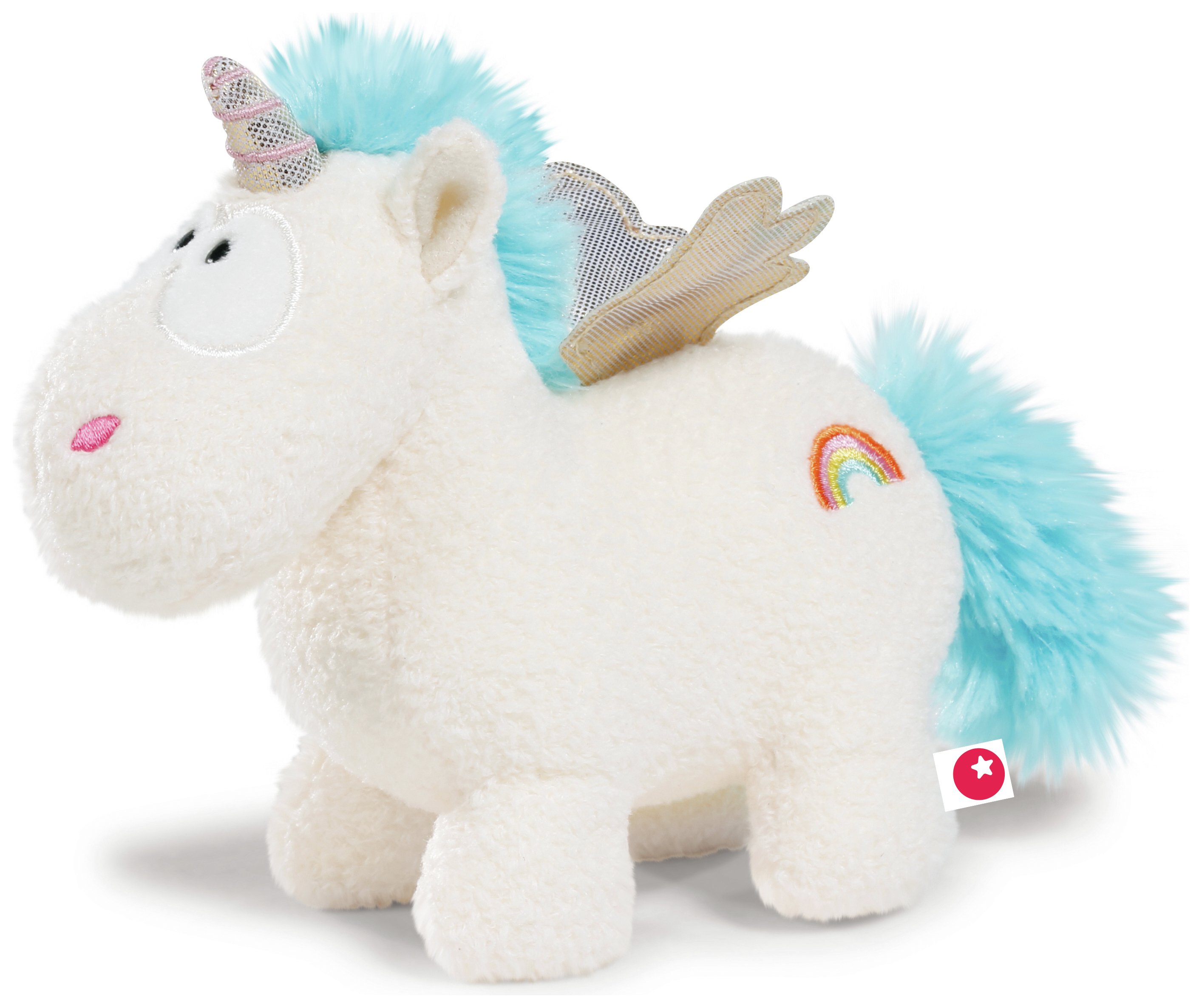 NICI Unicorn Rainbow Flair Standing Soft Toy