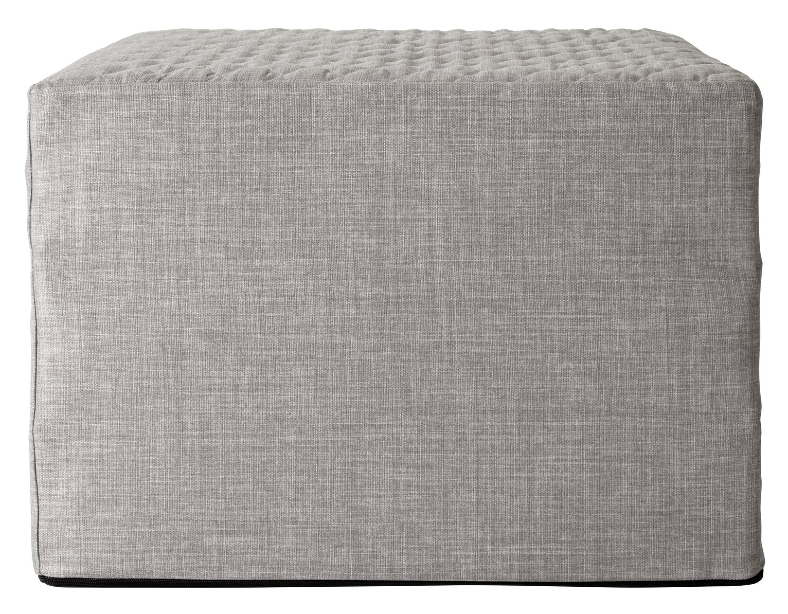 Argos Home Prim Single Fabric Sofa Bed - Light Grey