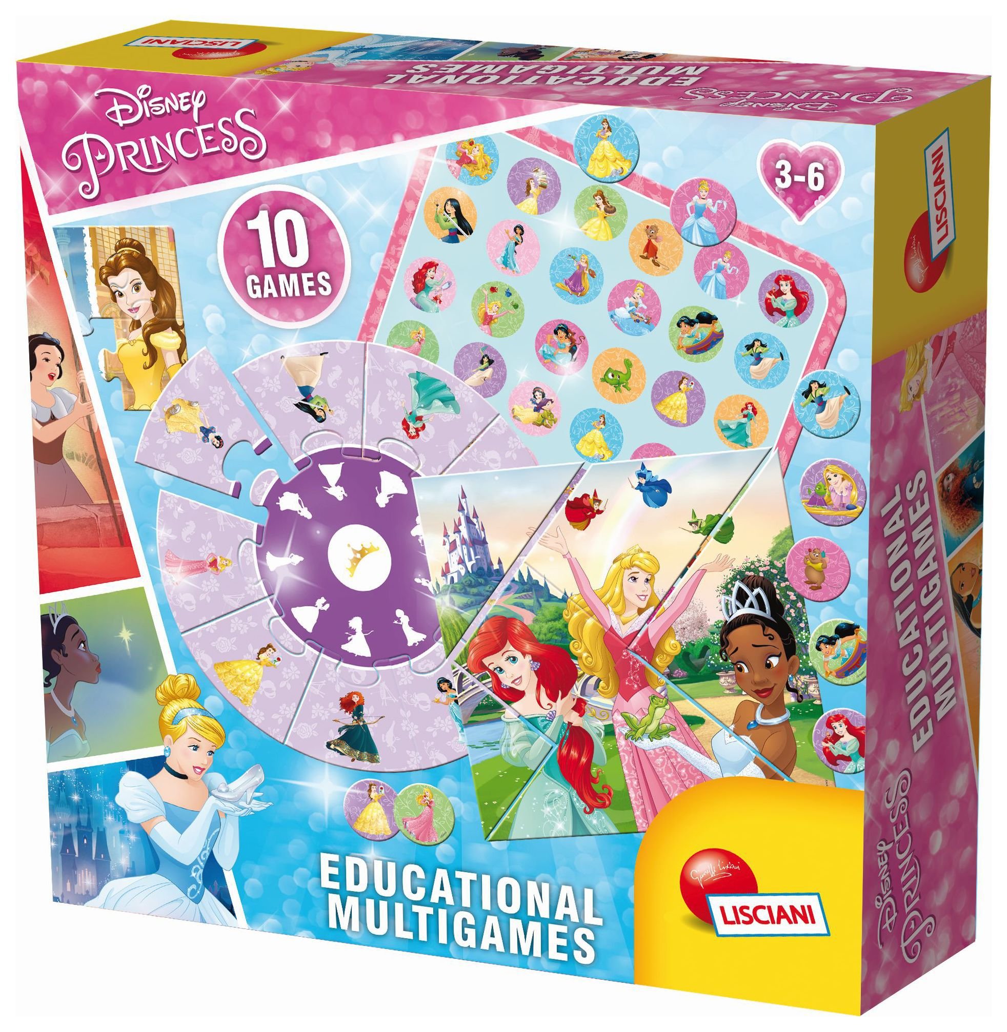 Lisciani Disney Princess Educational Multi Games. Lisciani Disney Princess Educational Multi Games.