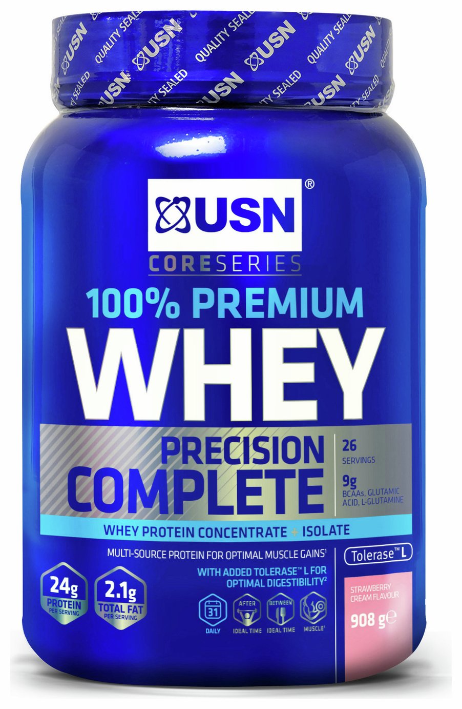 USN Whey Protein Shake Strawberry 908g Review