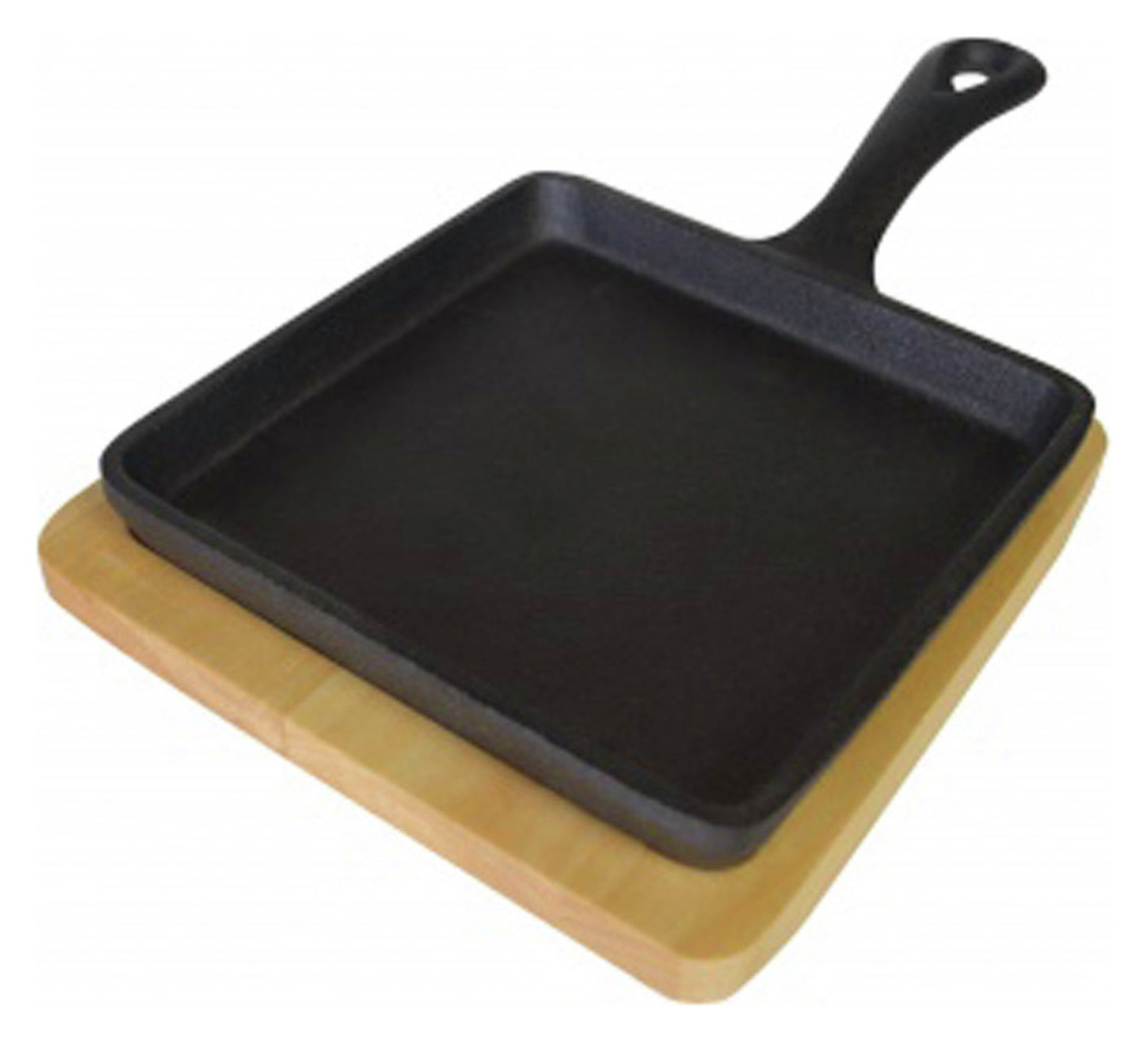 Zodiac 14cm Cast Iron Square Mini Skillet with Trivet