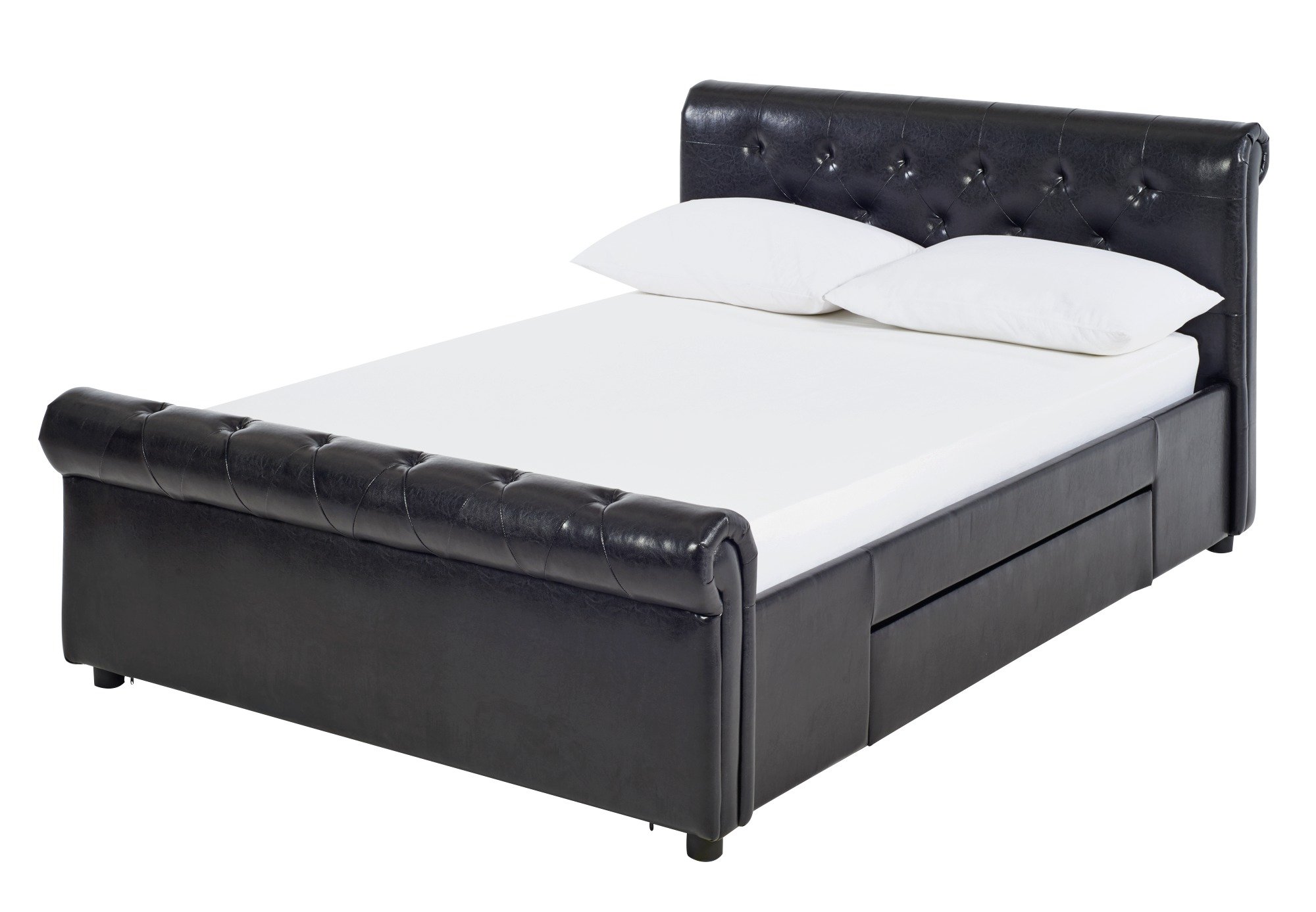 Argos Home Hayford 2 Drawer Kingsize Bed Frame - Black